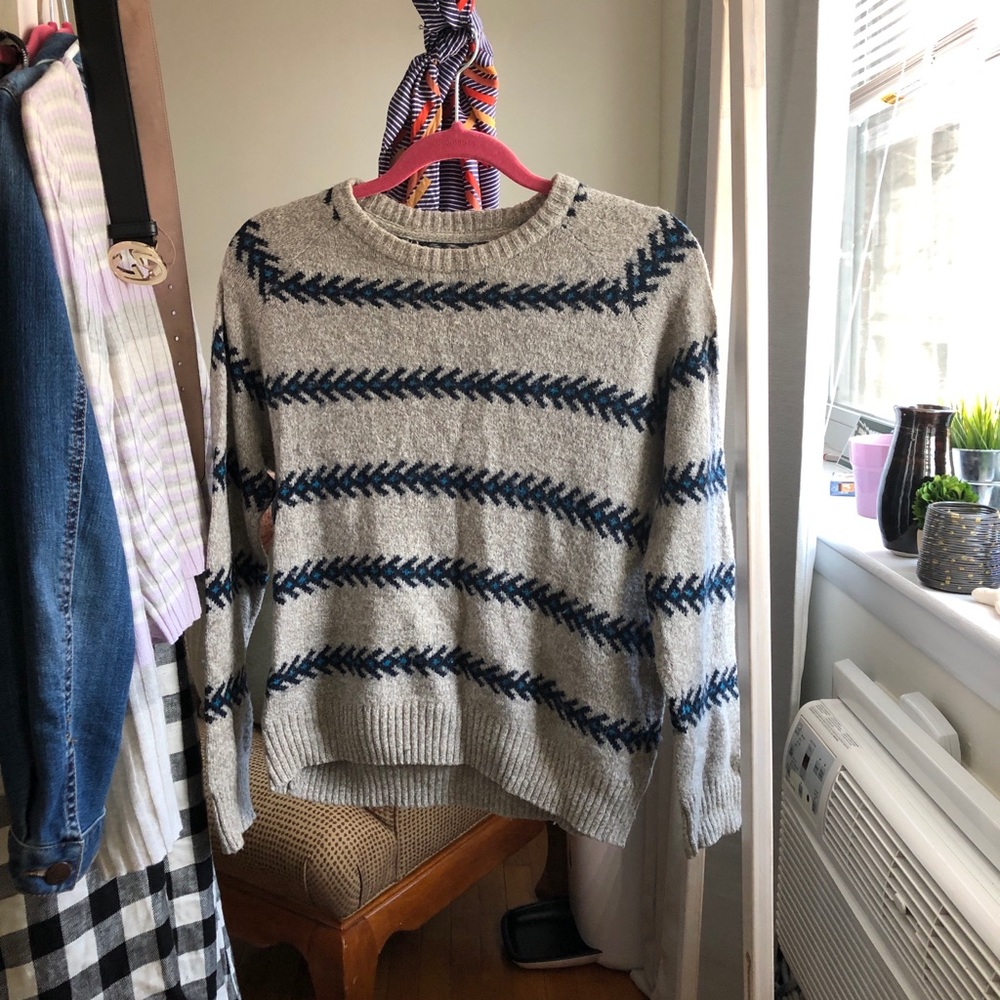 Cozy striped sweater